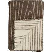 Røros Tweed Skog Plaid 135x200 Cm Bruin/naturel - Plaids & dekens Noorse Lamswol Brown - 4905