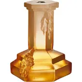 Kosta Boda Rocky Baroque kandelaar 175 mm Amberkleurige waas