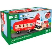 BRIO Cargo Transport Helicopter (33886) Rood Kinderen