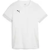 Puma teamGOAL Voetbalshirt Dames Wit Lichtgrijs Zwart