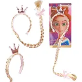 Toi-Toys Princess Friends Diadeem met Lange Vlecht en Kroon