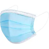 Huismerk Mondmaskers 3-laags - blauw - 10 stuks