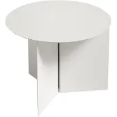 HAY Bijzettafel Slit White Round Ø45 x H35,5 cm