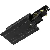SLV Onderdeel | S-TRACK Inbouw, voeding, rechts, zwart | S-TRACK SYSTEM