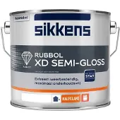 Sikkens Rubbol XD Semi Gloss | Halfglans Lakverf Buiten 2,5 LTR - Kleur|1|2