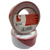 Stokvis Markeringstape 142721 50mm 33m Rood/Wit