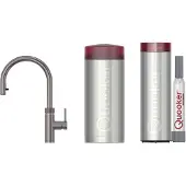 Quooker Flex met COMBI boiler en CUBE reservoir 5-in-1-kraan gunmetal