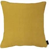 Madison Sierkussen met paspel ca. 45x45 cm Panama mosterd