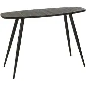 Jline Console Oval Recycle Teak Black