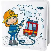 Haba Magisch Badboek Brandweer - Maak de pagina's nat en er verschijnen kleurrijke achtergronden in bad of zwembad