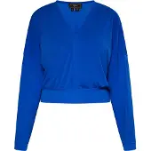 Faina Shirt royal blue/koningsblauw