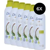 Dove Coconut Oil doucheschuim - 6 x 200 ml Douchegel
