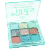W7 Soft Hues Pressed Pigment Oogschaduw Palette - Aquamarine