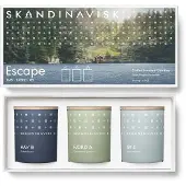 Skandinavisk ESCAPE mini geurkaars giftset 3-delig 65 g