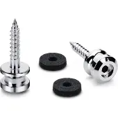 Schaller S-Locks Strap Button Set M - Chrome, 22mm Draadlengte