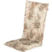 Hartman tuinstoelkussen June Caramel - 50% Polyester / 50% Katoen - Tuinkussens hoge rug dik -