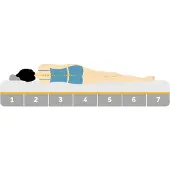 Emma Diamond Hard koudschuim matras 180 x 200 cm - 10 jaar garantie - 25 cm - tot 140 kg
