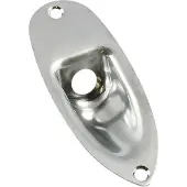 AllParts AP0610010 Chroom Jackplate voor Strat met Montagebouten