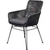 AVH-Collectie Phantom dining tuinstoel wicker antraciet