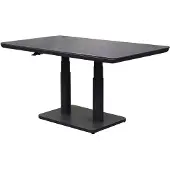 AVH-Collectie Nevada in hoogte verstelbare lounge diningtafel 140x80xH51-72cm antraciet