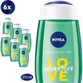 Nivea Douchegel - Love Adventure - Voordeelverpakking 6 x 250 ml