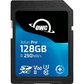 OWC Atlas Pro (128GB) SDXC UHS-II V60 Media Card