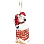 Sass & Belle Kerstman in schoorsteen kerstbal -