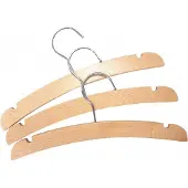 Babsana Kledinghangers Hout Naturel per 3 Stuks TB-2100