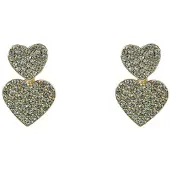 Go Dutch Label Oorknoppen 2 hartjes Mint