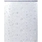 vidaXL Raamfolie bloemenpatroon mat 90x500 cm PVC