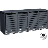 4gardenz kliko ombouw 4 kliko's containerombouw container ombouw antraciet