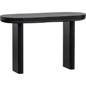 Woood Mael Bureau/Sidetable - Fineer - Zwart - 75x120x50