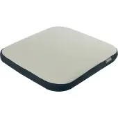 Leitz Ergo Actieve Wiebelkussen met stoffen hoes - Ergonomisch - Inclusief luchtpomp - Lichtgrijs