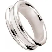 Erotic Metal Metalen Penis Ring brede rand