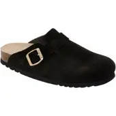 Scholl Klomp Women Fae Suede Black 2024-Schoenmaat 40