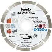 Kwb 796170 Diamanten doorslijpschijf Diameter 115 mm Boordiameter 22.23 mm Baksteen, Beton 1 stuk(s)