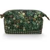 Pip studio Cooper Cosmetic Purse Large Tutti i Fiori Green 26x18x12cm