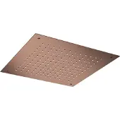 Hotbath Mate M111 Inbouw Hoofddouche 50x50cm - Geborsteld Koper PVD - Messing - Kranen, Douchekranen, Hoofddouches - 8720512339437 - Kranen, Douchekranen, Hoofddouches