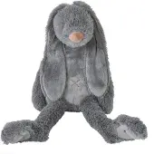Happy horse Konijn Richie Knuffel 38cm - Donkergrijs - Baby knuffel