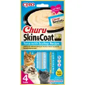 Ciao 12x Churu Kat Huid & Vacht Sint-jakobsschelp & Tonijn 56 Gr