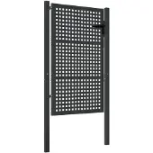 vidaXL Tuinpoort Antraciet 100x125 cm Staal