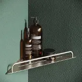 Hotbath Cobber CBA22 Hoekplanchet - Mat Wit - Accessoires, Wastafel accessoires, Planchetten - 8720512335170