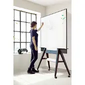 StudioVIX UIL verrijdbaar scrum-whiteboard - Magnetisch emaille - Mobiel