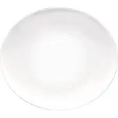 Bormioli Rocco Prometeo Ovaal Wit Bord 27x24 cm - Gehard Glas