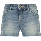 Vingino Korte broek high waist Dafina Star Meisjes Blauw 158