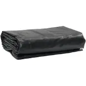 vidaXL Dekzeil 650 g/m² 5x5 m zwart