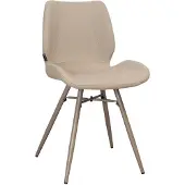 Bronx Scandinavische eetkamerstoel Jena taupe gerecyclede stof