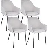 Kick Collection Set van 4 eetkamerstoel Guus - Grijs