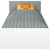 Parisot Bed Rue 90x200 - wit/grijs of wit/roze