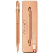 Caran d'Ache Caradach Metal-X Stylo Bille Brut Rose